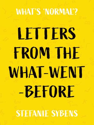 cover image of Letters from the What-Went-Before